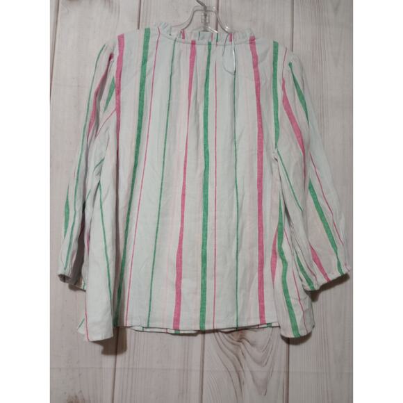 Crown‎ and Ivy Shirt Ladies Petite Large White Long Sleeve - Picture 2 of 8